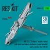 RESKIT RSU35-0032 AH-1G Cobra main rotor with dust and debris deflector (sand shields) early version for ICM kit (3D Printed) (1/35)